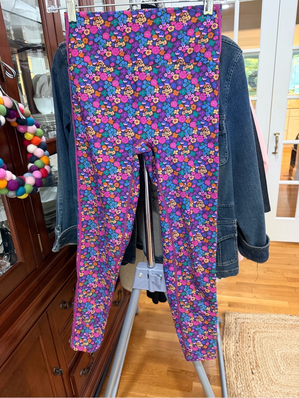Women’s Purple Floral Print Leggings - Shop Style Your Senses